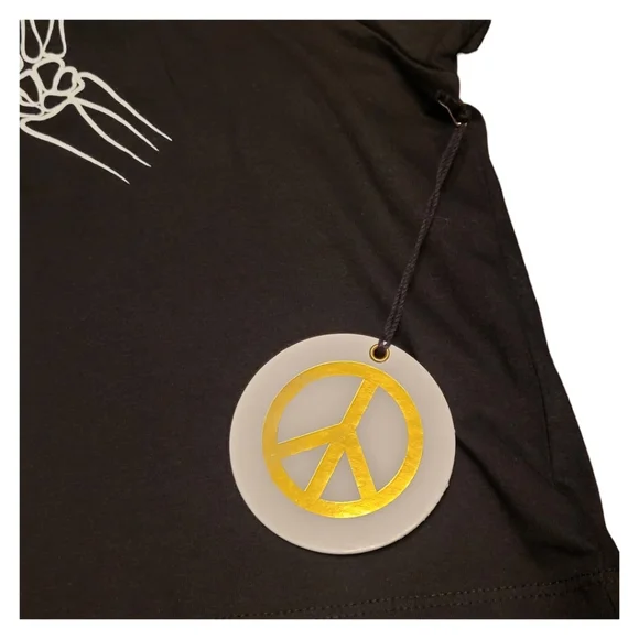 NWT Halloween Crop Top Bootiful Skelton Heart Graphic Tee Halloween Shirt L - Picture 12 of 13